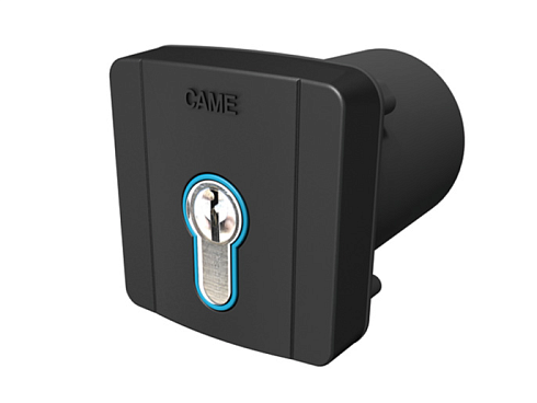 Купить Встраиваемый ключ-выключатель CAME SELD2FDG с цилиндром замка DIN и синей подсветко с доставкой и установкой в Тихорецке