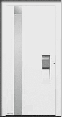 Двери входные алюминиевые ThermoCarbon Hormann - Мотив 306 в Тихорецке